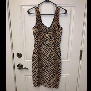Tiger Print Short Dress